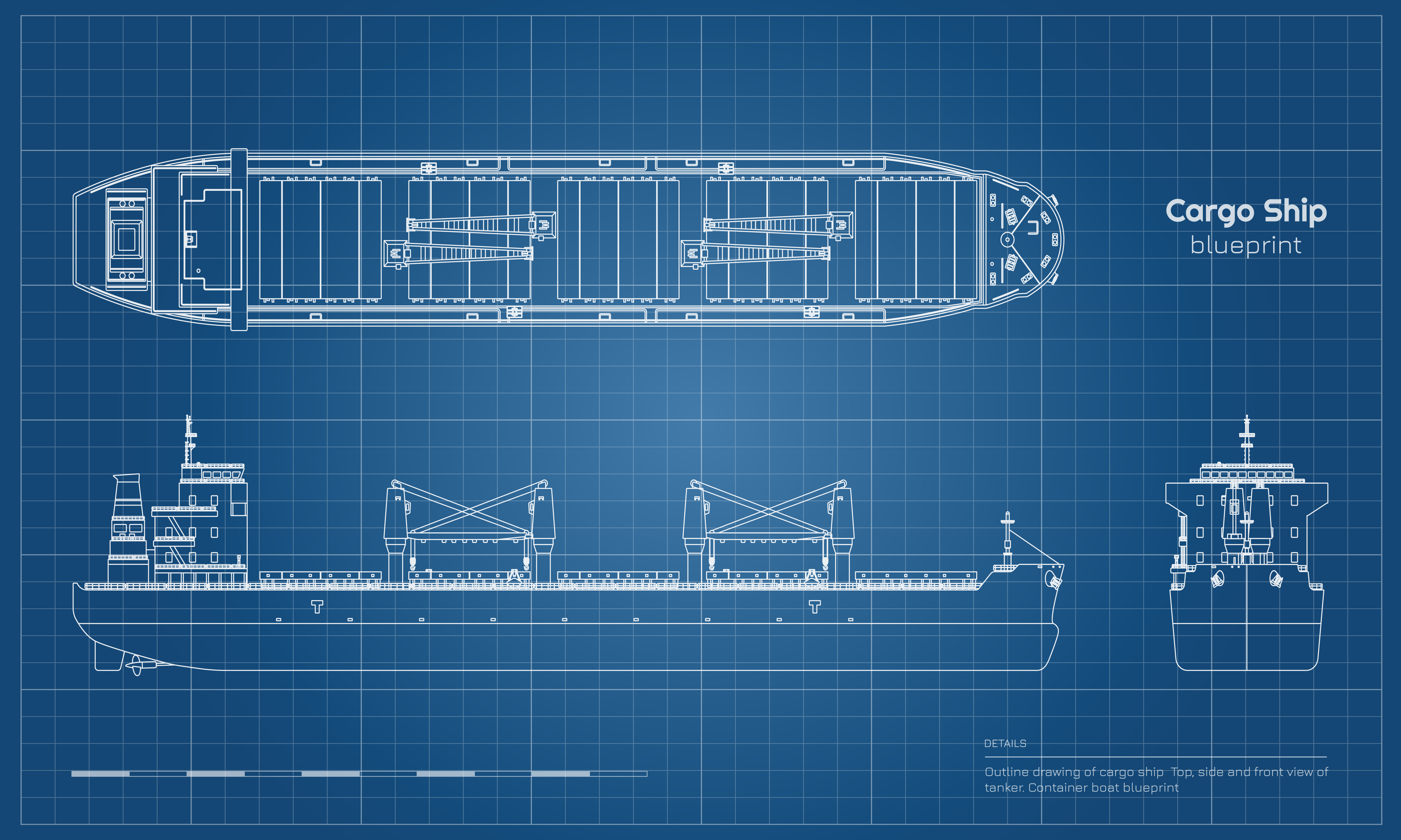 Чертежи грузового корабля